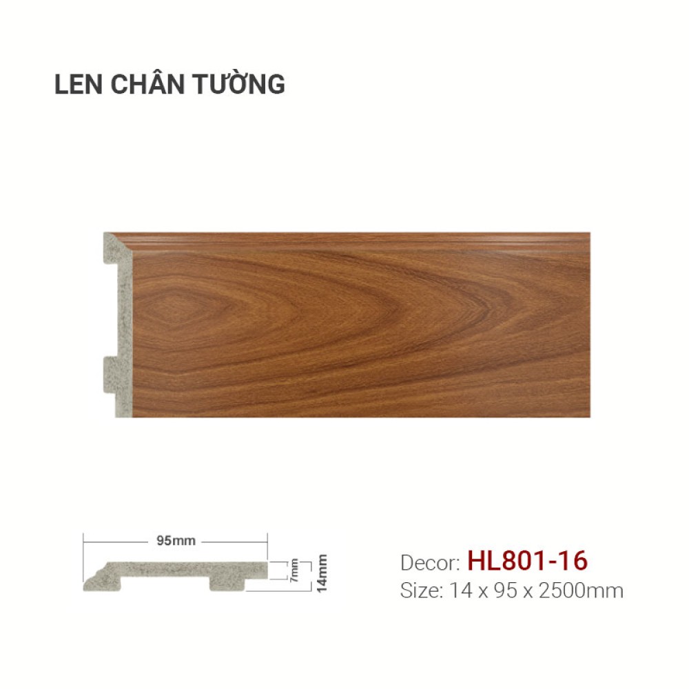 Len Tường Nhựa HL801-16