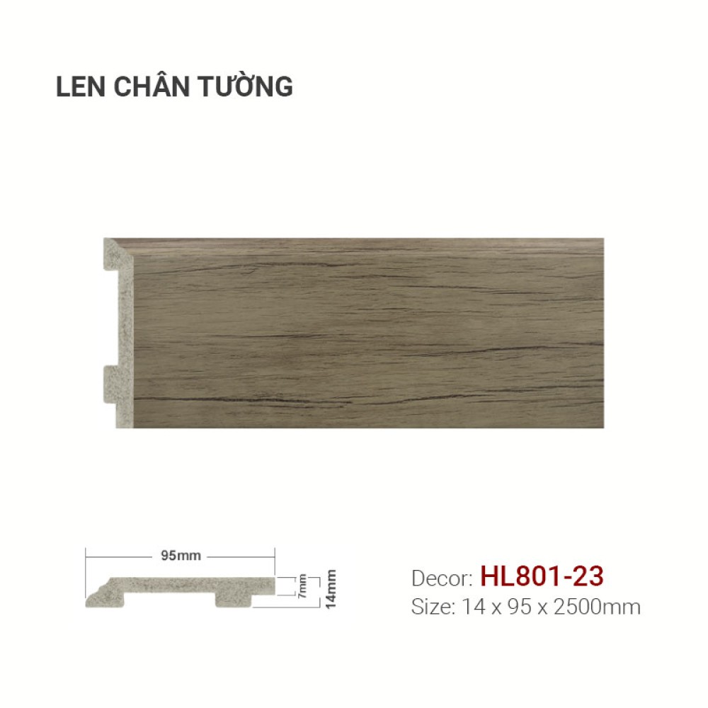 Len Tường Nhựa HL801-23