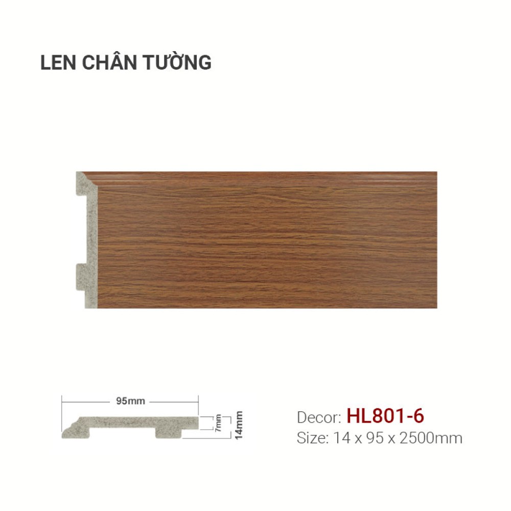 Len Tường Nhựa HL801-6