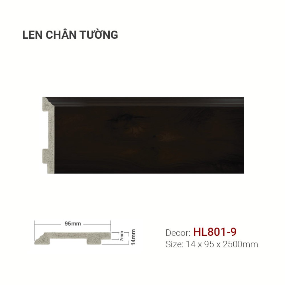 Len Tường Nhựa HL801-9