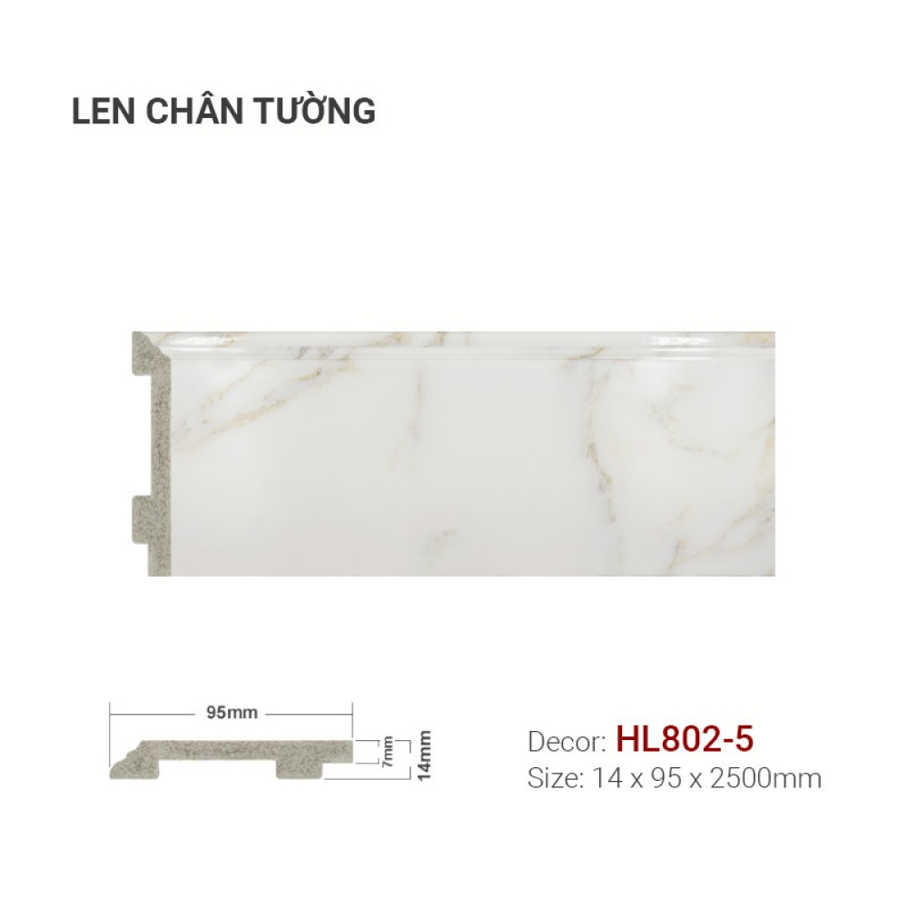 Len Tường Nhựa HL802-5