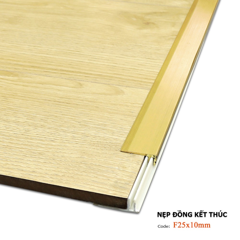 Nẹp đồng kết thúc F25x10