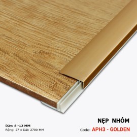 Nẹp Nhôm Kết Thúc APH3 - Golden Nẹp Nhôm Kết Thúc APH3 - Golden
