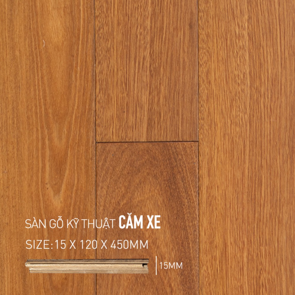 Sàn Gỗ Engineered Căm Xe 120x450