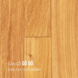 Sàn gỗ Gõ Đỏ 15x120x450