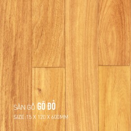 Sàn gỗ Gõ Đỏ 15x120x600