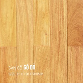 Sàn gỗ Gõ Đỏ 15x120x900
