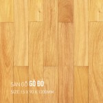 Sàn gỗ Gõ Đỏ 15x90x1200