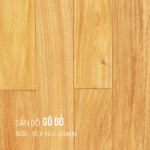 Sàn gỗ Gõ Đỏ 15x90x450