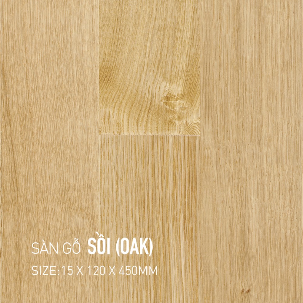 Sàn gỗ Sồi 15x120x450