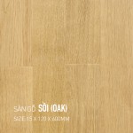 Sàn gỗ Sồi 15x120x600