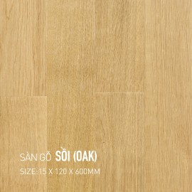 Sàn gỗ Sồi 15x120x600