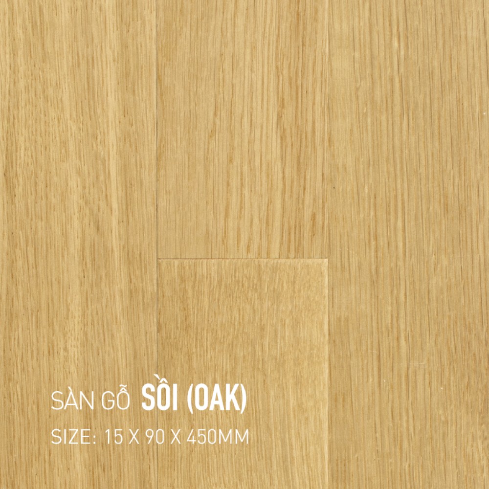 Sàn gỗ Sồi 15x90x450