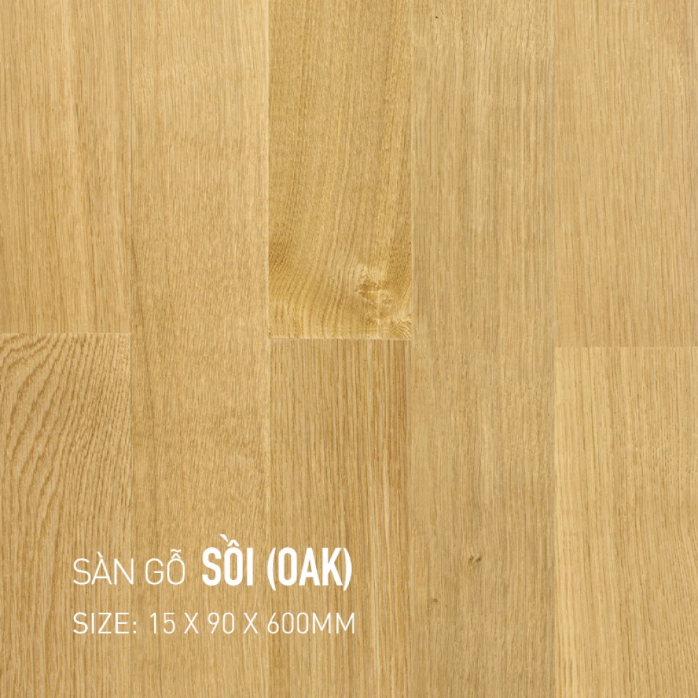 Sàn gỗ Sồi 15x90x600