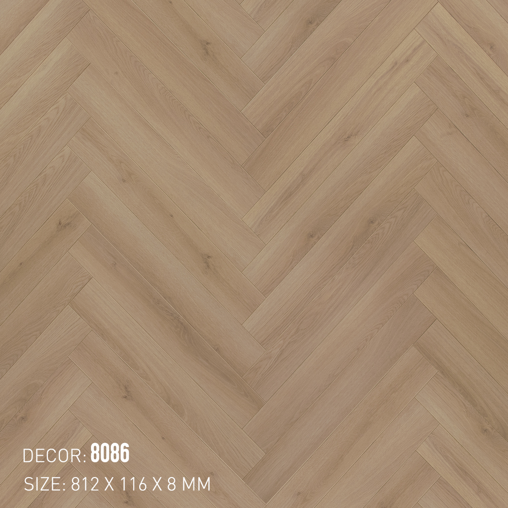 Sàn Gỗ Xương Cá 3K Vina 8086