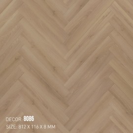 Sàn Gỗ Xương Cá 3K Vina 8086