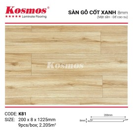 Sàn Gỗ Kosmos Cốt Xanh K81