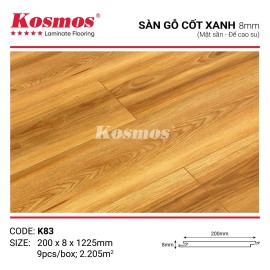 Sàn Gỗ Kosmos Cốt Xanh K83 Sàn Gỗ Kosmos Cốt Xanh K83
