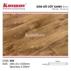 Sàn Gỗ Kosmos Cốt Xanh K84 Sàn Gỗ Kosmos Cốt Xanh K84
