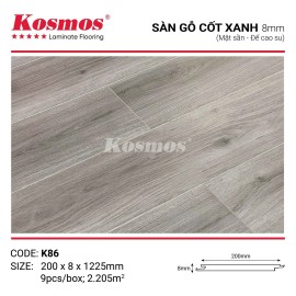 Sàn Gỗ Kosmos Cốt Xanh K86 Sàn Gỗ Kosmos Cốt Xanh K86