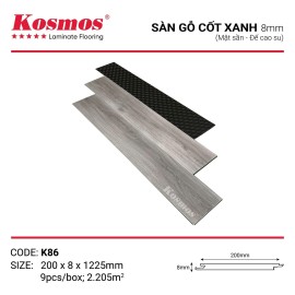 Sàn Gỗ Kosmos Cốt Xanh K86 Sàn Gỗ Kosmos Cốt Xanh K86