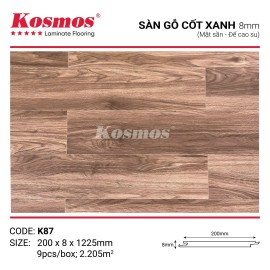 Sàn Gỗ Kosmos Cốt Xanh K87