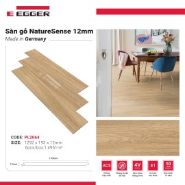 Sàn Gỗ Egger 12mm Classic PL2064