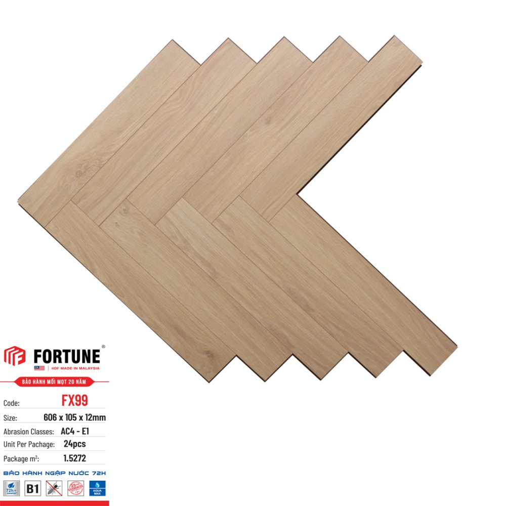 Sàn Gỗ Xương Cá Fortune FX99