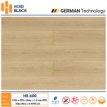 Sàn Gỗ Hobi Black Cốt Đen 8mm HB680