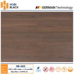 Sàn Gỗ Hobi Black Cốt Đen 8mm HB683