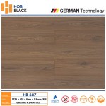 Sàn Gỗ Hobi Black Cốt Đen 8mm HB687