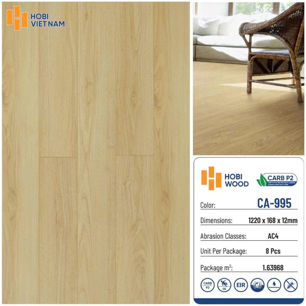 Sàn gỗ Hobi Carb CA995