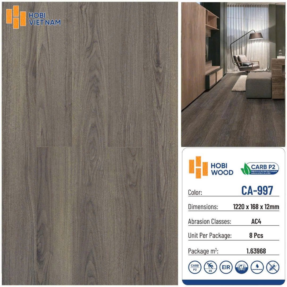 Sàn gỗ Hobi Carb CA997