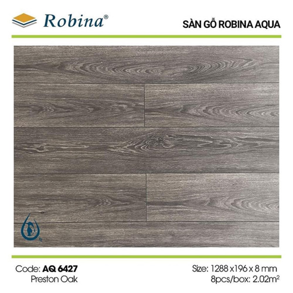 Sàn Gỗ Robina Aqua 8mm AQ6427