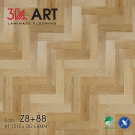 Sàn Gỗ Xương Cá 3K ART Z8+88 Sàn Gỗ Xương Cá 3K ART Z8+88