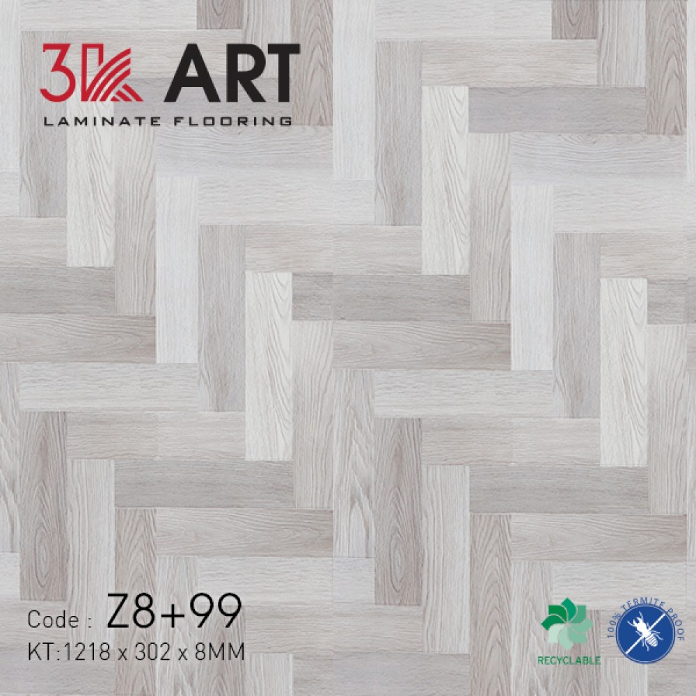 Sàn Gỗ Xương Cá 3K ART Z8-99