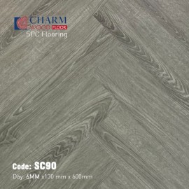 Sàn Nhựa Charm Wood 6mm Xương Cá SC90