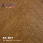 Sàn Nhựa Charm Wood 6mm Xương Cá SC91