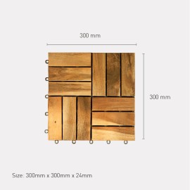 Vỉ Gỗ Tràm Bông Vàng 12 - Vàng Vỉ Gỗ Tràm Bông Vàng 12 - Vàng