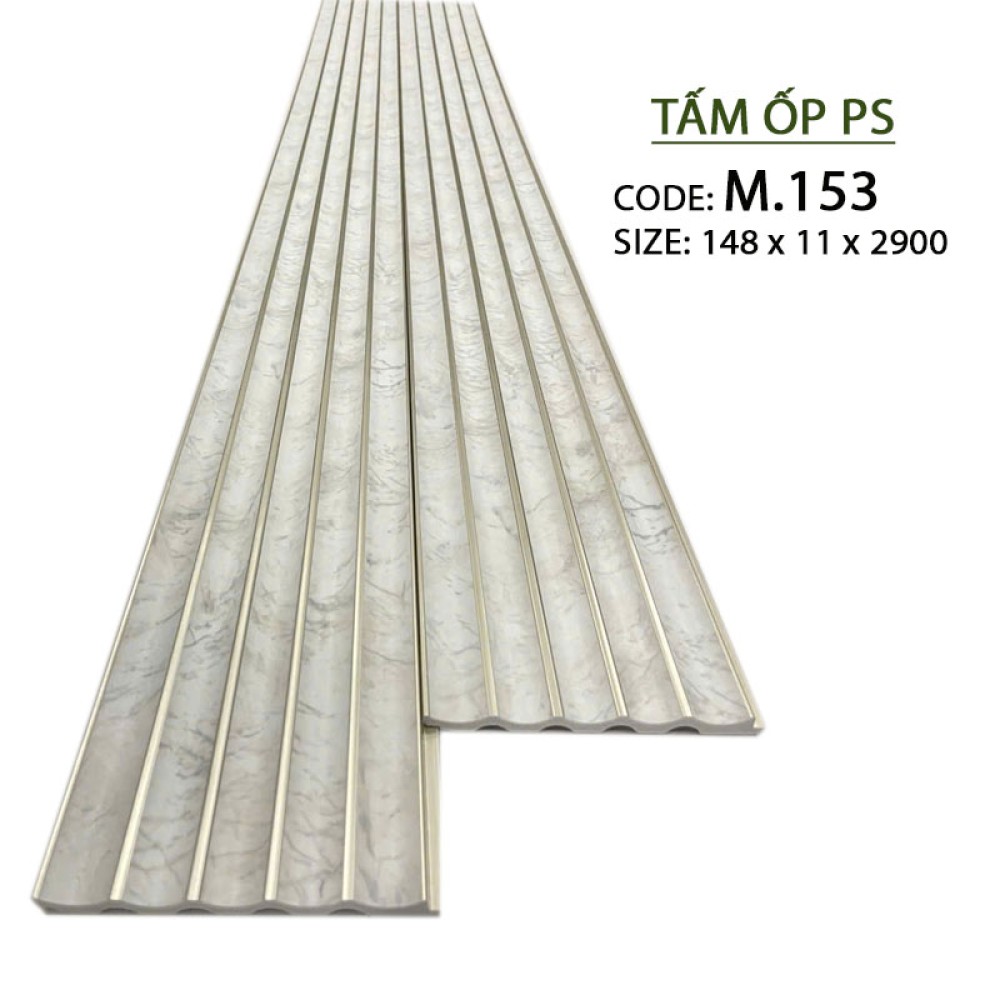 Tấm Ốp PS Lam Sóng Bán Nguyệt Giá Rẻ M153