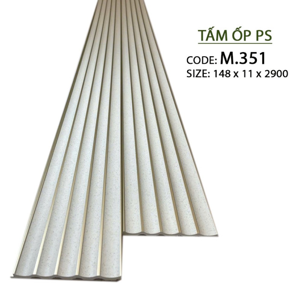 Tấm Ốp PS Lam Sóng Bán Nguyệt Giá Rẻ M351