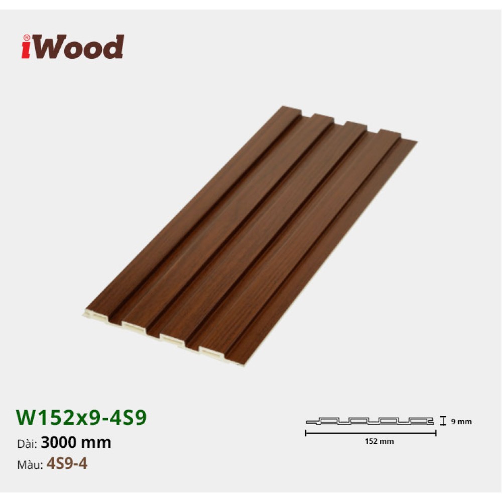 Tấm ốp lam sóng iWood 4S9-4