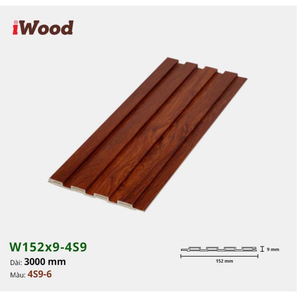 Tấm ốp lam sóng iWood 4S9-6