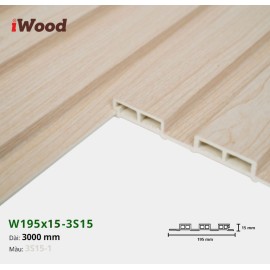 Tấm ốp lam sóng iWood 3S15-1