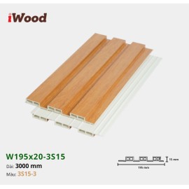 Tấm ốp lam sóng iWood 3S15-3