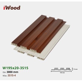 Tấm ốp lam sóng iWood 3S15-4