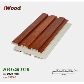 Tấm ốp lam sóng iWood 3S15-6