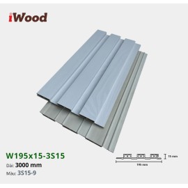 Tấm ốp lam sóng iWood 3S15-9