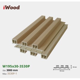 Tấm ốp lam sóng iWood 3S30P-1