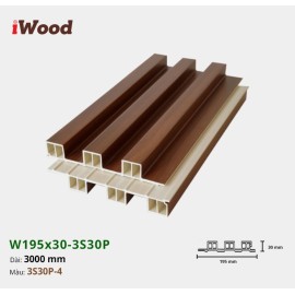 Tấm ốp lam sóng iWood 3S30P-4